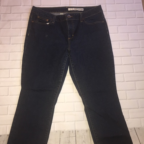 DKNY Women's Skinny Jeans Size 14 L/G Denim Pants - Picture 6 of 8